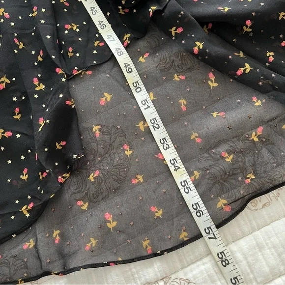 NWT - For Love and Lemons - Juliana Floral-Print Maxi Dress - Picture 13 of 13